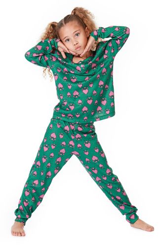 Pijama Longo Malha Tricot Luna Kids Feminino