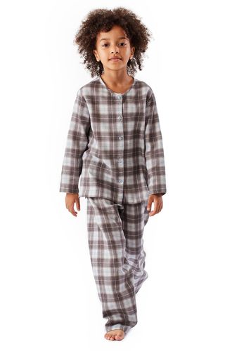 Pijama Longo Flanela Eduarda Kids Feminino