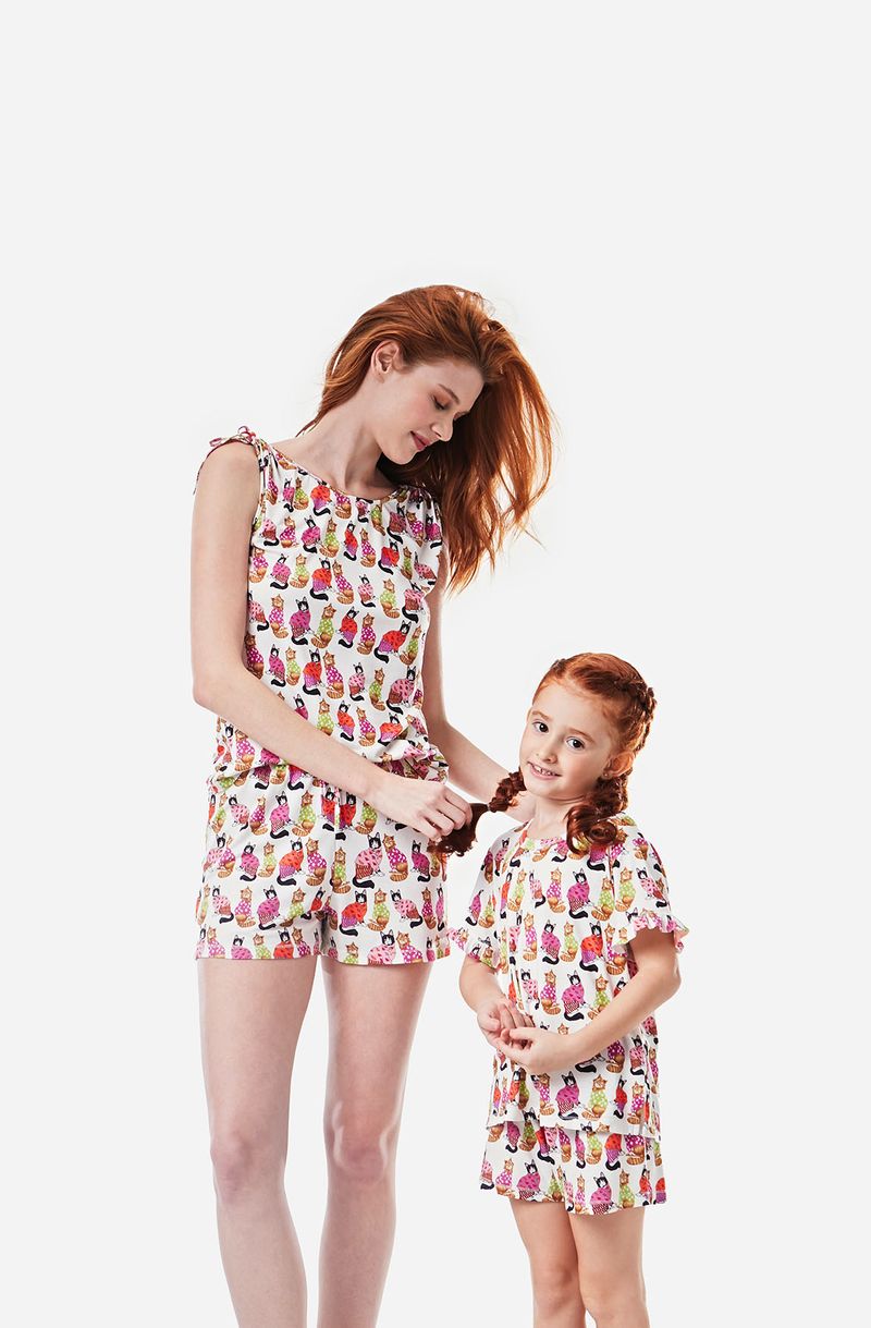 pijama-curto-cats