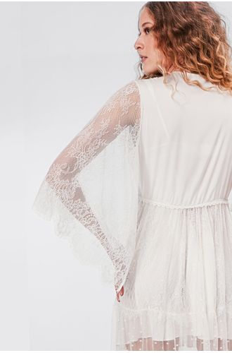 Robe Longo Tule St Barth