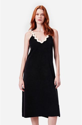 Vestido Longo Alça Atoalhado Bahamas