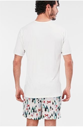 Pijama Curto Viscose Noel Masculino