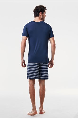 Pijama Curto Liganete Riviera Maya Masculino