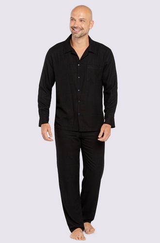 Pijama Longo Botões Flanela Montreal Masculino