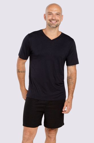 Pijama Curto Flanela Montreal Masculino