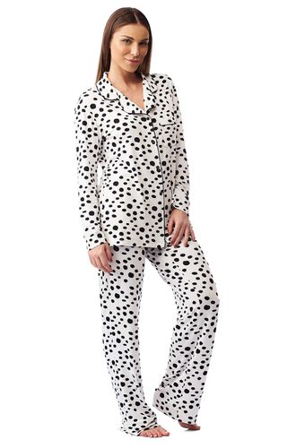 Pijama Longo Botões Malha Rafaela