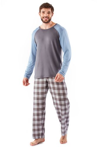Pijama Longo Flanela Eduarda Masculino
