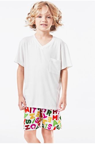 Pijama Malha Panamá Kids Masculino