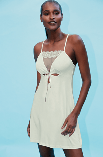 Camisola Curta Alça Malha Salinas