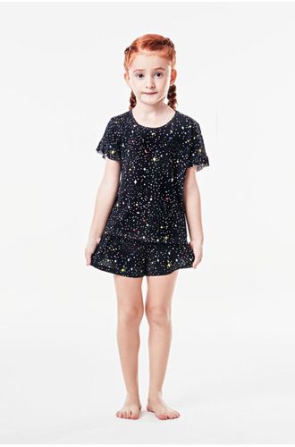 Pijama Curto Malha Monterrey Kids Feminino