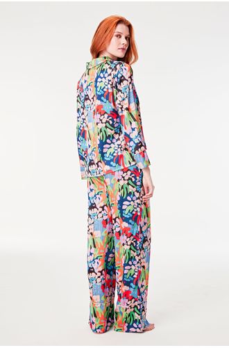 Pijama Longo Cetim Tulum