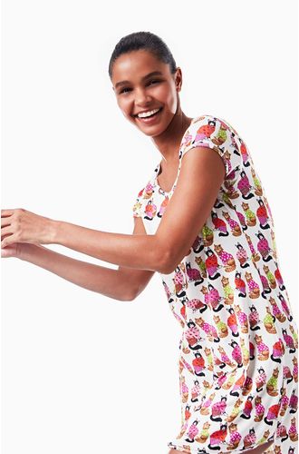 Camisola Curta Malha Cats