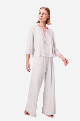 Pijama Longo Malha Nanna