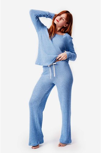 Pijama Longo Malha Tricot Liv