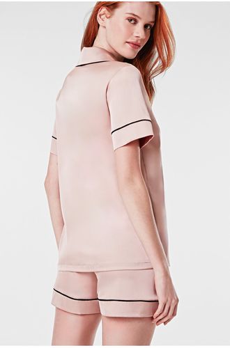 Pijama Curto Cetim My Basics