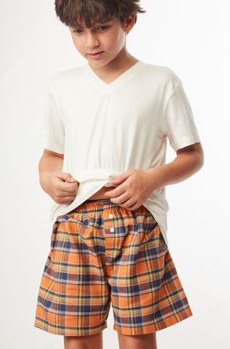Pijama Curto Malha Natalie Kids Masculino