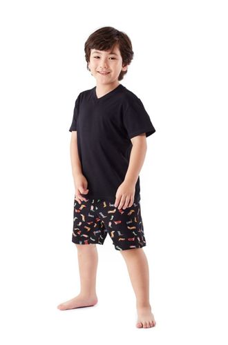 Pijama Curto Malha Marilia Kids Masculino
