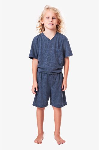 Pijama Curto Malha Helsinque Kids Masculino