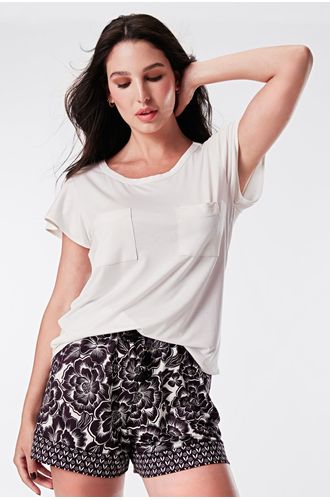 Pijama Curto Jersey Copacabana