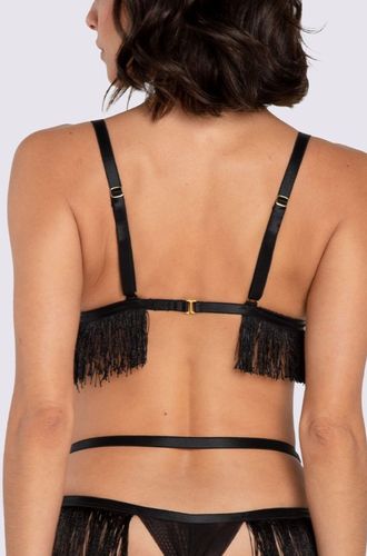 Sutiã Straps e Franjas Valence