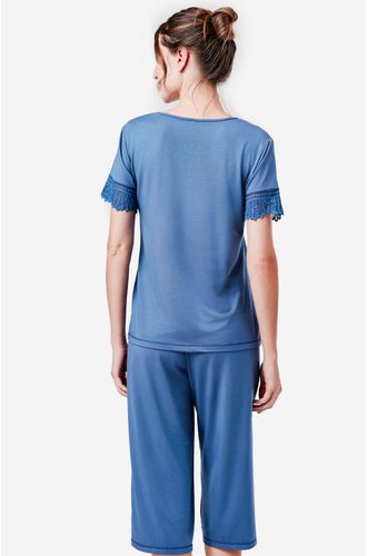 Pijama Capri Malha Dinamarca