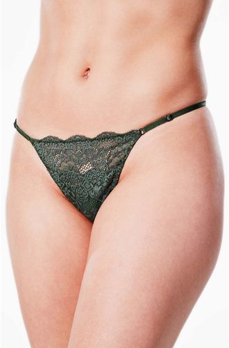 Calcinha Fio Renda Deep Green