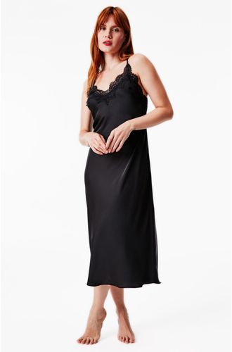 Camisola Midi Alça Cetim Mia