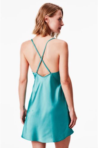 Camisola Curta Alça Cetim Mia
