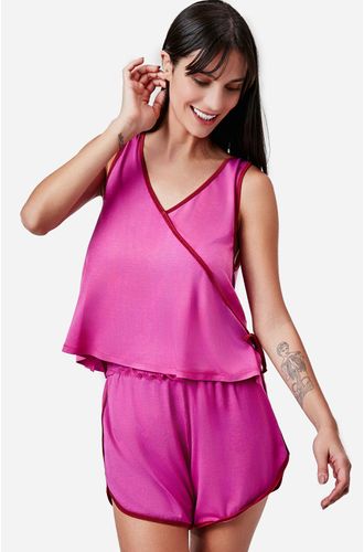 Pijama Curto Regata Malha Ingrid