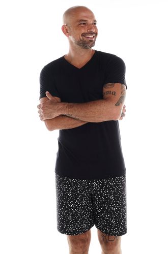 Pijama Curto Malha Valentina Masculina