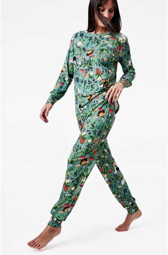 Pijama Longo Legging Malha Nórdica