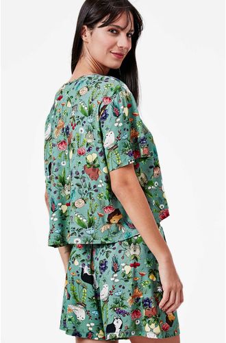 Pijama Curto Malha Nórdica