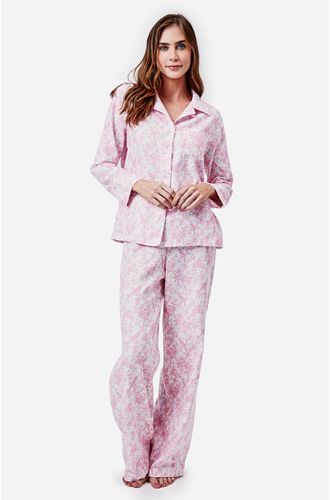Pijama Longo Botões Malha Nuuk