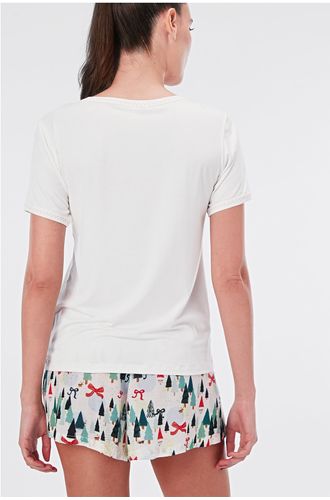 Pijama Curto Viscose Noel