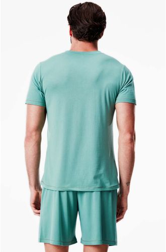 Pijama Curto Malha Estocolmo Masculino