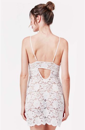 Camisola Curta Alça Renda Marriage