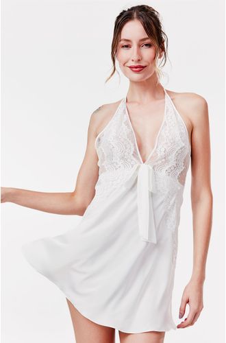 Camisola Curta Alça Cetim Marriage