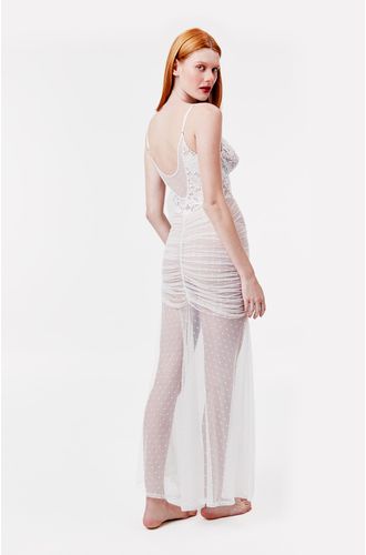 Camisola Longa Alça Tule Marriage