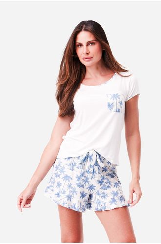 Pijama Curto Malha Lyon