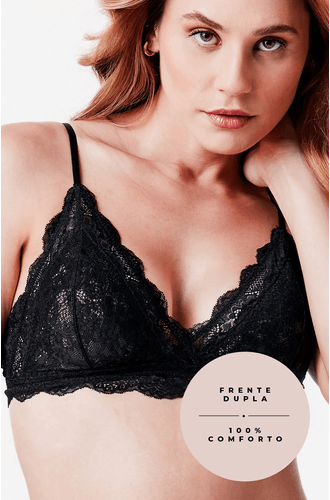 Sutiã Lenço Renda Basic Me