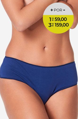 Calcinha Boy Short Algodao Cotton Milk