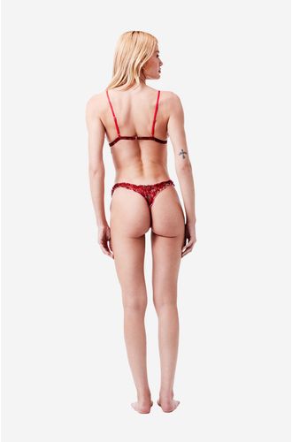 Calcinha Fio Tule Stella