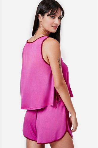 Pijama Curto Regata Malha Ingrid