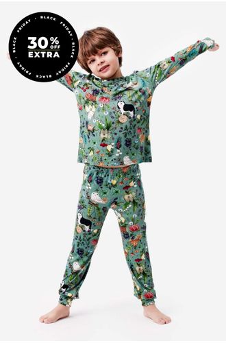 Pijama Longo Malha Nórdica Kids