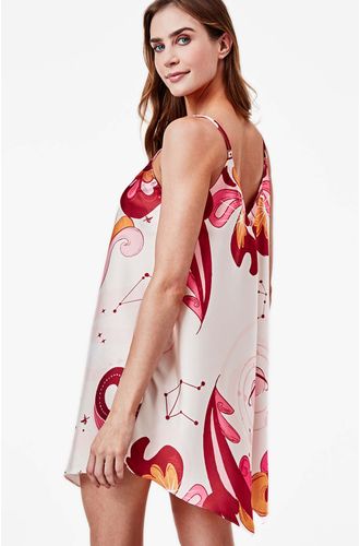 Camisola Curta Alça Cetim Valkíria