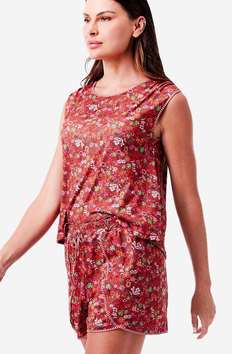 Pijama-Curto-Regata-Malha-Lucky