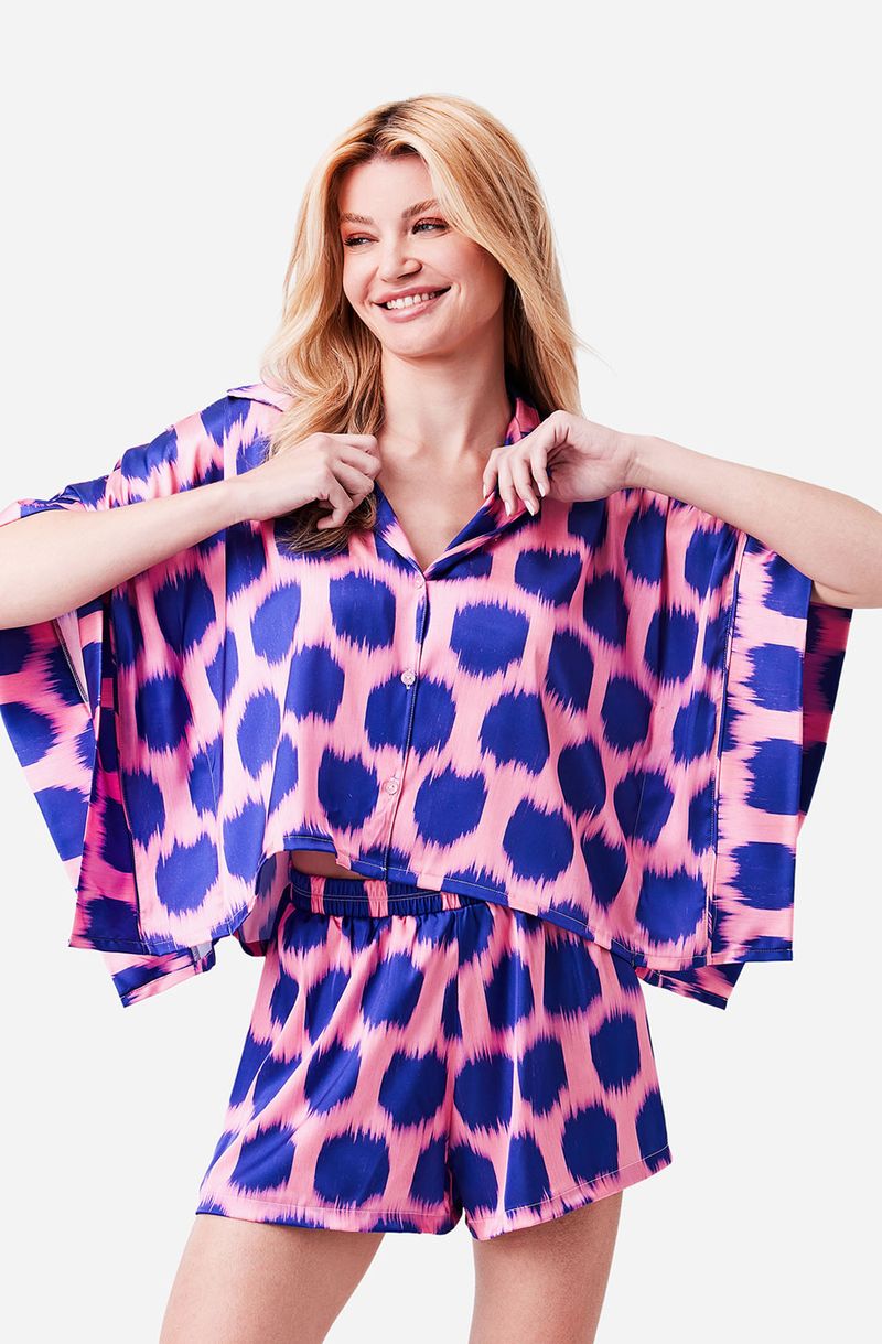 V26_Pijama_Curto_Manga_Curta_Abotoadura_Cetim_Festa_Rosa