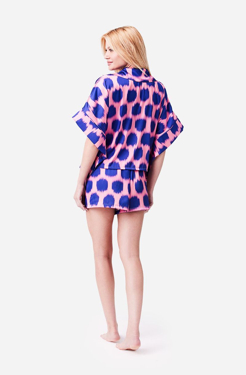 V26_Pijama_Curto_Manga_Curta_Abotoadura_Cetim_Festa_Rosa