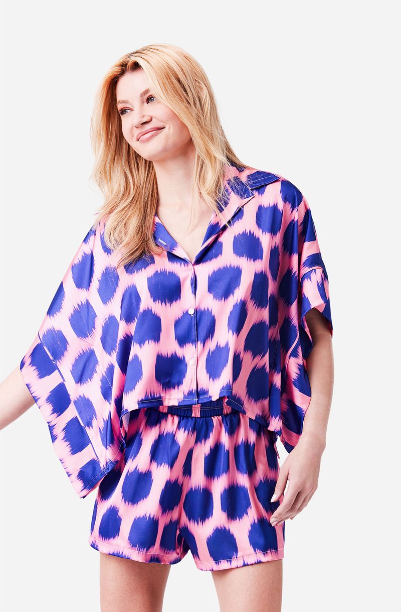 V26_Pijama_Curto_Manga_Curta_Abotoadura_Cetim_Festa_Rosa