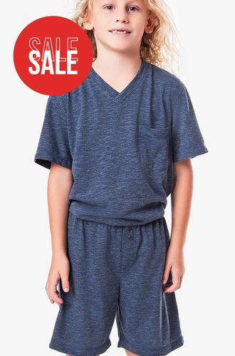 Pijama Curto Malha Helsinque Kids Masculino
